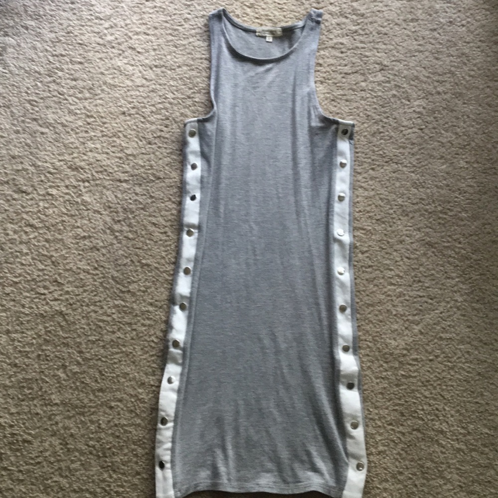 Hearts & hips snap button dress